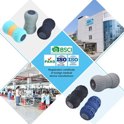 High Quality Custom Design Silicone Foam Roller Massage Ball for Yoga Exercise and Vibration Durable Rubber Material