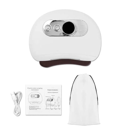 Electric Guasha Massager Body Scraping Heating Vibration Muscle Guasha Face Neck Eye Massage Knife Stone Gua Sha Gouache Scraper